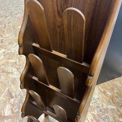 ジャングルジャングル貝塚店　スリッパラック　カリモク　karimoku  木目　中古　リユース　貝塚市　二色浜の画像