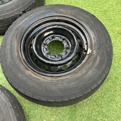 ハイエース 200系 スチールホイール 中古4本セット　195/80r15 ②の画像
