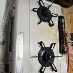 ガスコンロ二口の画像