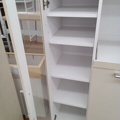 ★リユースのサカイ水戸店★  レンジ台 ホワイト H118×D43×W75 クリーニング済み MT6841の画像