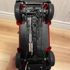 Jeep Wrangler ミニカー 赤黒 1/18の画像
