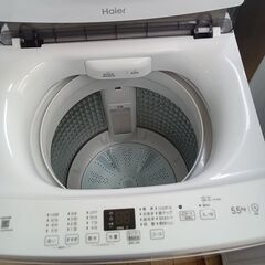 ★ジモティ割あり★ Heier 洗濯機 JW-U55MK 5.5Kg ２５年製 動作確認／クリーニング済み TK7814【リユースのサカイつくば店】の画像