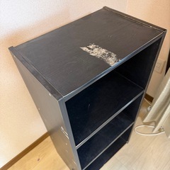 カラーボックス　黒　〜27日までの画像