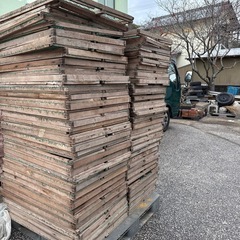 エビラ　干し網　木枠ビニール亀甲金網製の画像