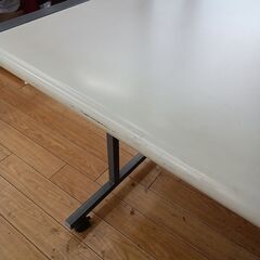 ★ジモティ割あり★  PCデスク グレー H122×D61×W65 クリーニング済み TK7816の画像