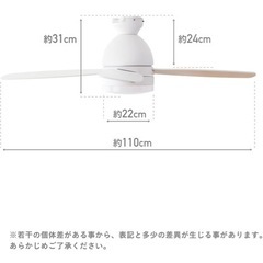 シーリングファンライトの画像