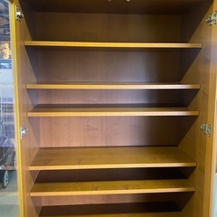 ※ 食器棚　アスリートC カップボード　チェリーブラウンの画像