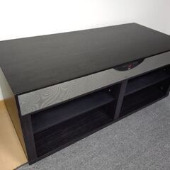 【1/5までに取りに来て下さる方限定】テレビ台／ウーファー機能付スピーカー内蔵ですが電源が入ることのみ確認済の画像