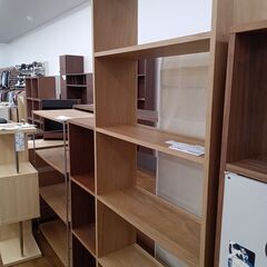 ★リユースのサカイ水戸店★ 無印良品 オープンシェルフ ライトブラウン H199.5×D28×W121 クリーニング済み MT6848の画像