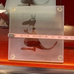 厚さ3ミリ　ガラス製コースター5枚の画像