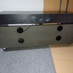 【1/5までに取りに来て下さる方限定】テレビ台／ウーファー機能付スピーカー内蔵ですが電源が入ることのみ確認済の画像