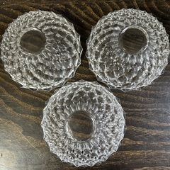 【無料】カットガラスボール3個の画像