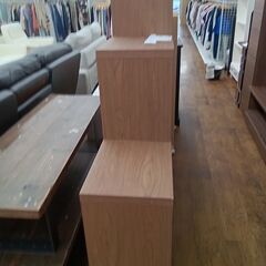 ★リユースのサカイ水戸店★  オープンラック ブラウン H155.5×D29.5×W155.5 クリーニング済み MT6852の画像