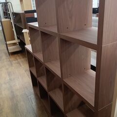 ★リユースのサカイ水戸店★  オープンラック ブラウン H155.5×D29.5×W155.5 クリーニング済み MT6852の画像