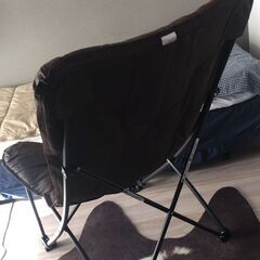 【ニトリ廃盤】洗える＆はっ水 バタフライチェア ハイバック ブラウンの画像