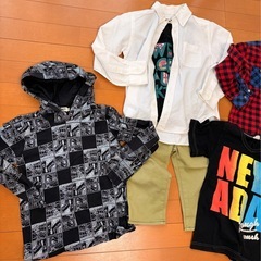 （130-①）子供服、130サイズ、男の子、14点まとめ売り、WASK、WamWam含む年末までお値下げしましたの画像