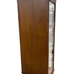 NO.2667【引取り限定】飾り棚 キュリオケース ガラス扉  5段 収納 家具 中古の画像