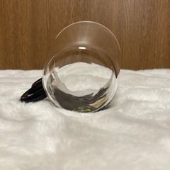 【中古品】ねこ　しっぽ　ガラスマグの画像