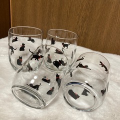 【中古品】ねこ　グラス【セット】の画像