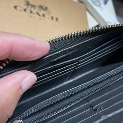 メンズ　COACH長財布（使用品）の画像