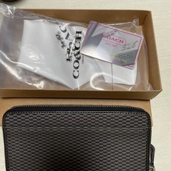 メンズ　COACH長財布（使用品）の画像