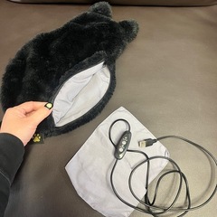 【中古】猫型あったかクッションの画像