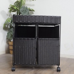 キャスター付きランドリーワゴン　無料で差し上げます　取りに来てくれる方の画像