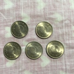◆記念硬貨セット◆天皇御在位50年記念コイン　の画像