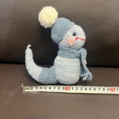 ヘビさん　編みぐるみの画像