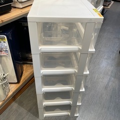 【棚】【5段衣類収納】※在庫2点★クリーニング済み【管理番号1224】野の画像