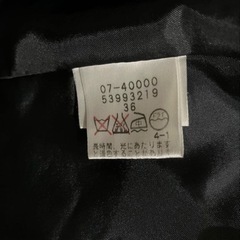 22 OCTOBRE ブラック テーラードジャケット 36の画像