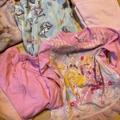 110-120cm女の子パジャマ　8セット（上下計16枚）の画像