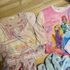 110-120cm女の子パジャマ　8セット（上下計16枚）の画像
