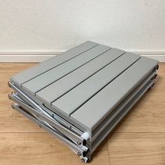 （決定）折りたたみ3段シェルフ　キャンプ用品の画像