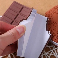 チョコレートのメモ帳の画像