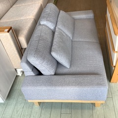 2人掛けソファー シミ有 ファブリックの画像