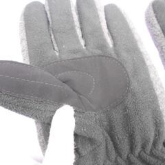 ( E-148 )SelfHeater 手袋 メンズ フリース あったかい ブラック 黒 グレー 中古の画像