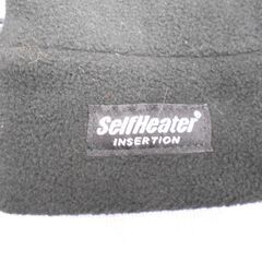 ( E-148 )SelfHeater 手袋 メンズ フリース あったかい ブラック 黒 グレー 中古の画像