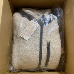 MUJI 無印良品 防風 XL ボアフリースジャケット サンドベージュの画像