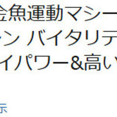 金魚運動マシーンの画像