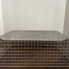 無印良品　ステンレスワイヤーバスケットの画像