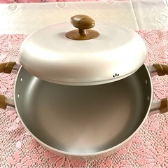 新品未使用＊アルミ両手鍋の画像
