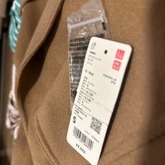 UNIQLO タグ付 ダブルフェイスロングコート ベージュ Sサイズ 9,990円定価×未使用長袖長ズボンパジャマ2セットの画像