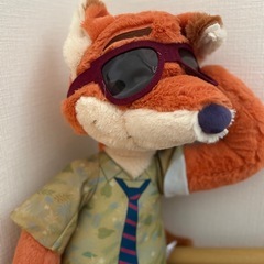 ズートピア　ニック　Ｌサイズぬいぐるみの画像
