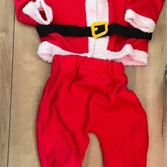 100サイズ　サンタクロース　サンタ服 クリスマス　3点セット　上下　子供の画像