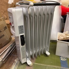 衣類乾燥も出来るオイルヒーターの画像