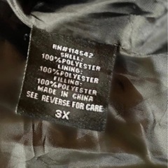 ヒョウ柄ダウンジャケット 3Xの画像