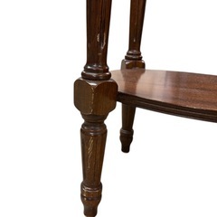 NO.2669 サイドテーブル 花台 電話台 アンティーク調 家具 中古の画像