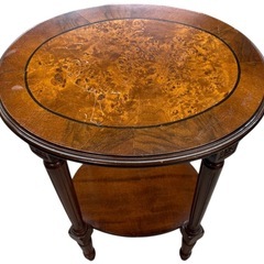 NO.2669 サイドテーブル 花台 電話台 アンティーク調 家具 中古の画像