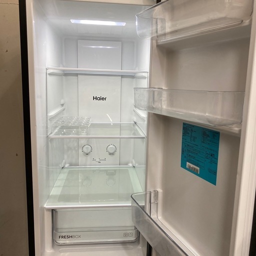 ハイアール 未使用再生品 2ドア208Lスリム型冷蔵庫 JR-SX21A 2023年製